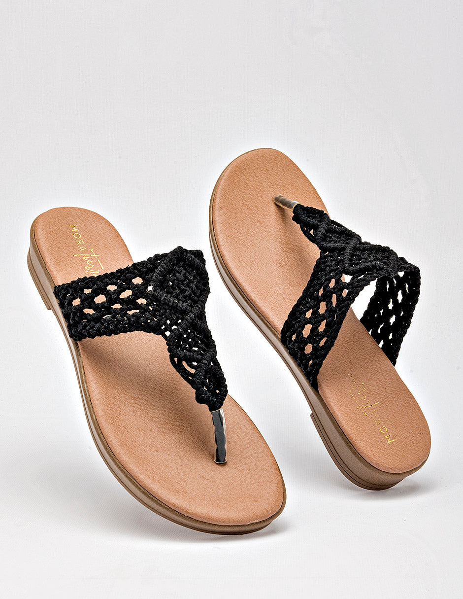 Sandalia cuña para Mujer  Negro Primrose