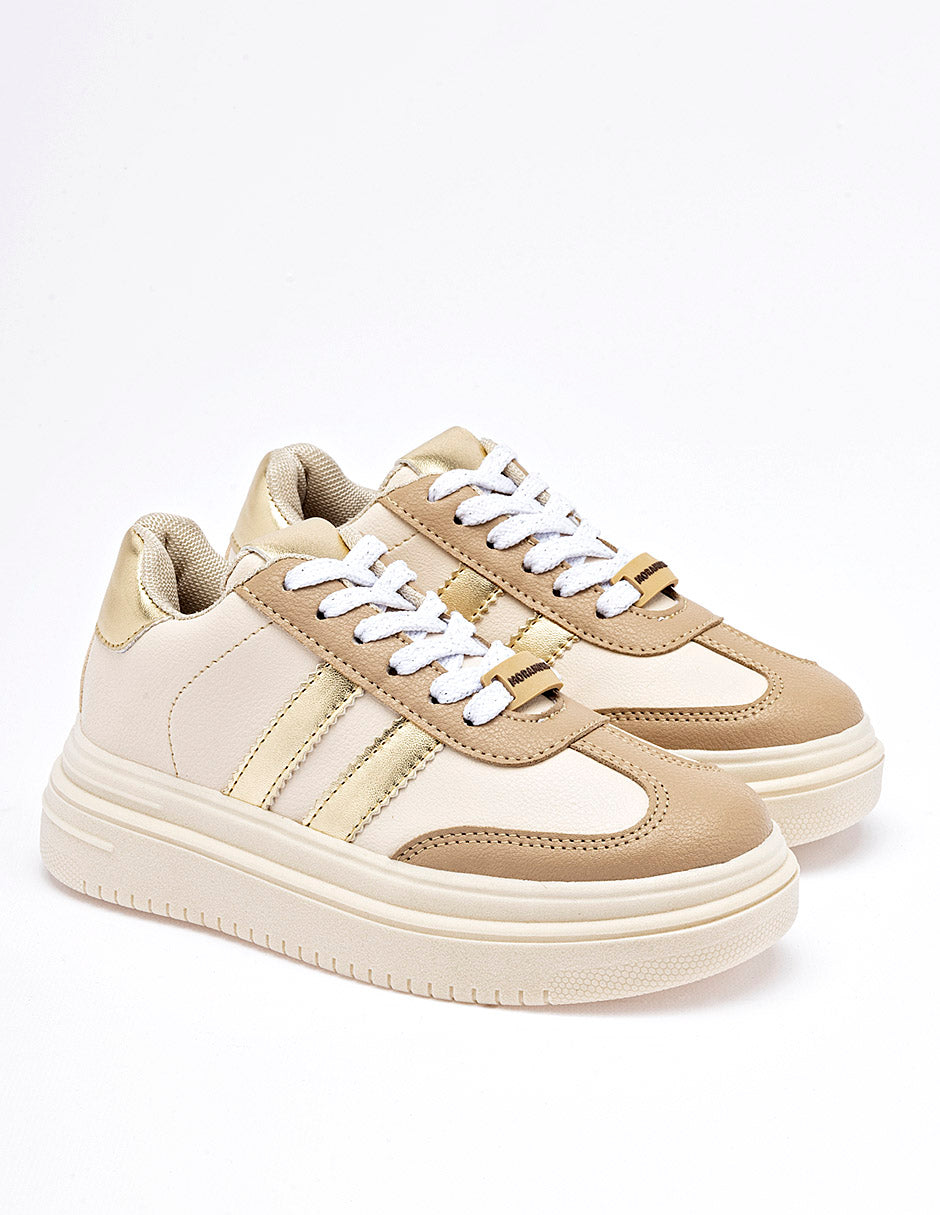 Tenis para Niña Beige Mallory