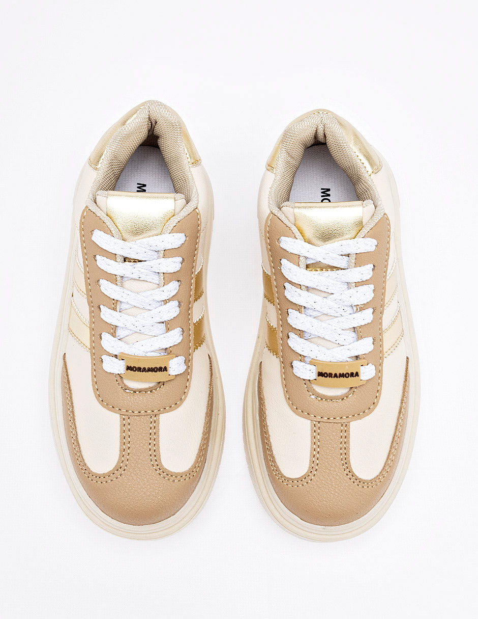 Tenis para Niña Beige Mallory