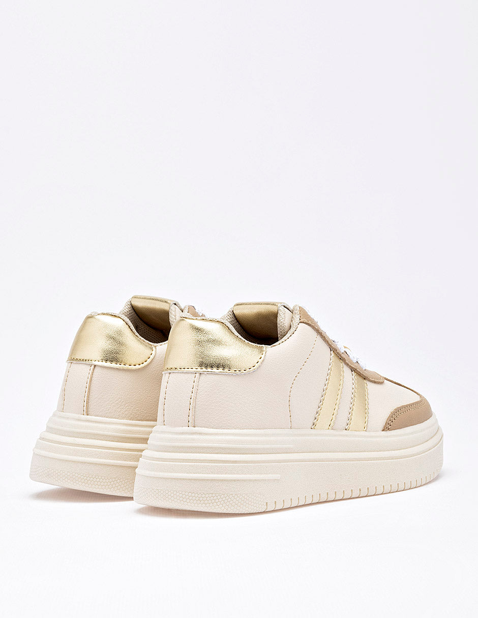 Tenis para Niña Beige Mallory