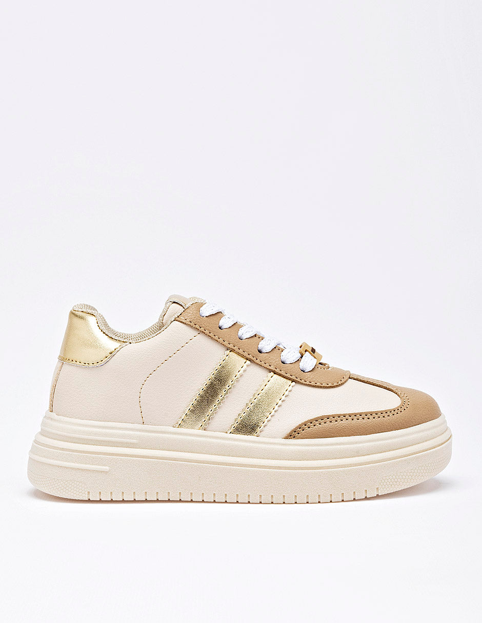Tenis para Niña Beige Mallory