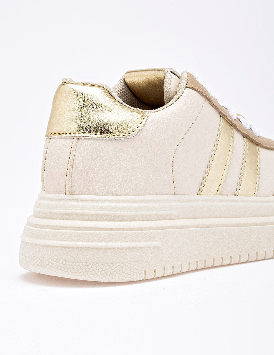 Tenis para Niña Beige Mallory