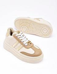 Tenis para Niña Beige Mallory