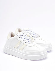 Tenis escolar para Niña  Blanco Mallory