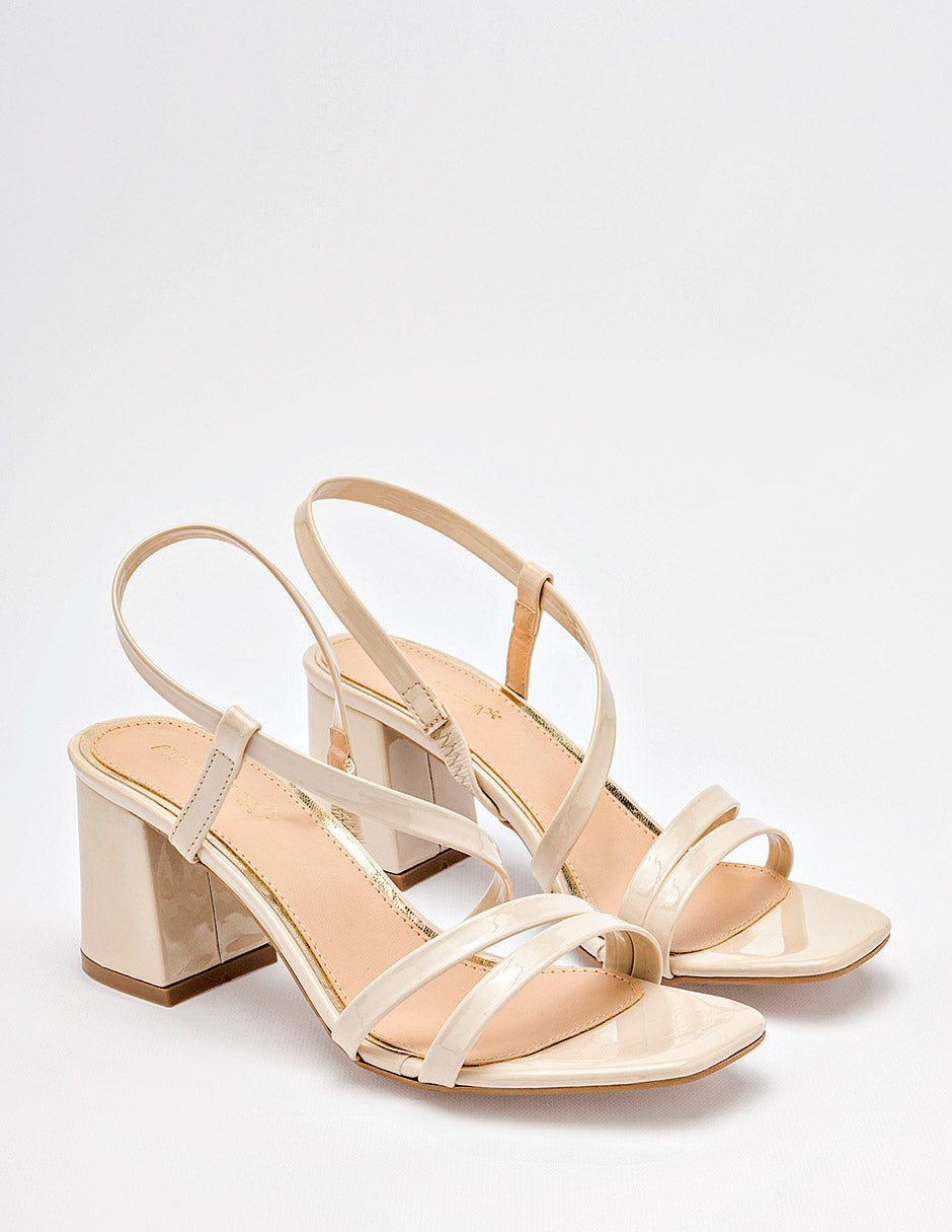 Zapatilla abierta para Mujer  Beige Quirina