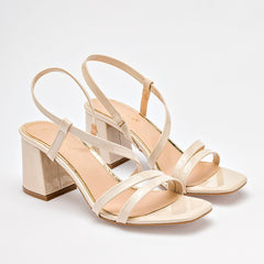Zapatilla abierta para Mujer Beige Quirina