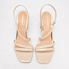 Zapatilla abierta para Mujer Beige Quirina