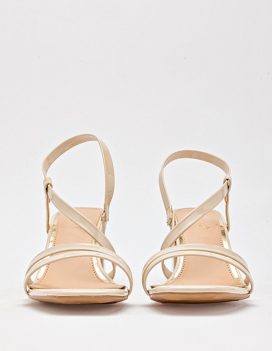 Zapatilla abierta para Mujer  Beige Quirina