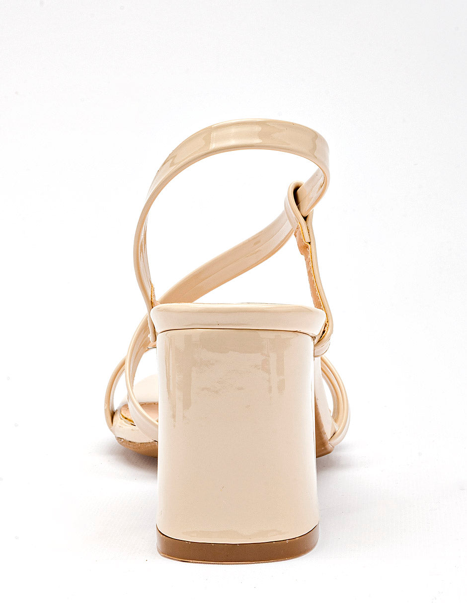 Zapatilla abierta para Mujer  Beige Quirina