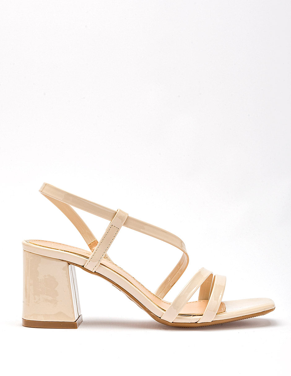 Zapatilla abierta para Mujer  Beige Quirina