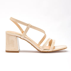 Zapatilla abierta para Mujer Beige Quirina