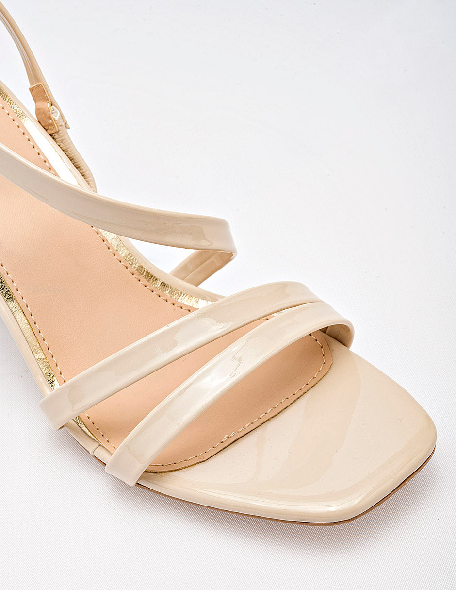 Zapatilla abierta para Mujer  Beige Quirina