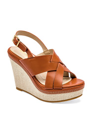 Sandalia cuña para Mujer Camel WINONA en Moramora