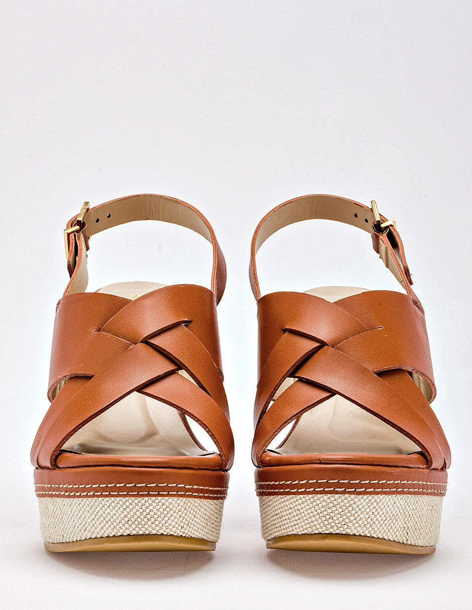 Sandalia cuña para Mujer Camel WINONA en Moramora