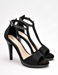 Zapatilla abierta para Mujer  Negro Eleonor