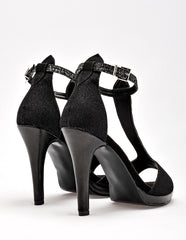 Zapatilla abierta para Mujer  Negro Eleonor