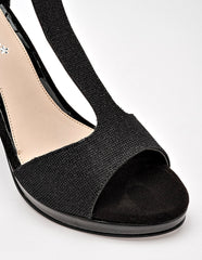 Zapatilla abierta para Mujer  Negro Eleonor