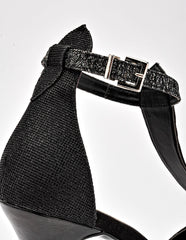 Zapatilla abierta para Mujer  Negro Eleonor