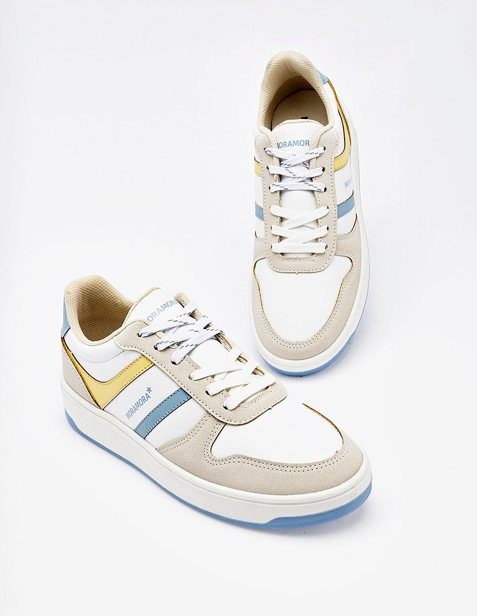 Tenis para Mujer Marfil Dallas en Moramora