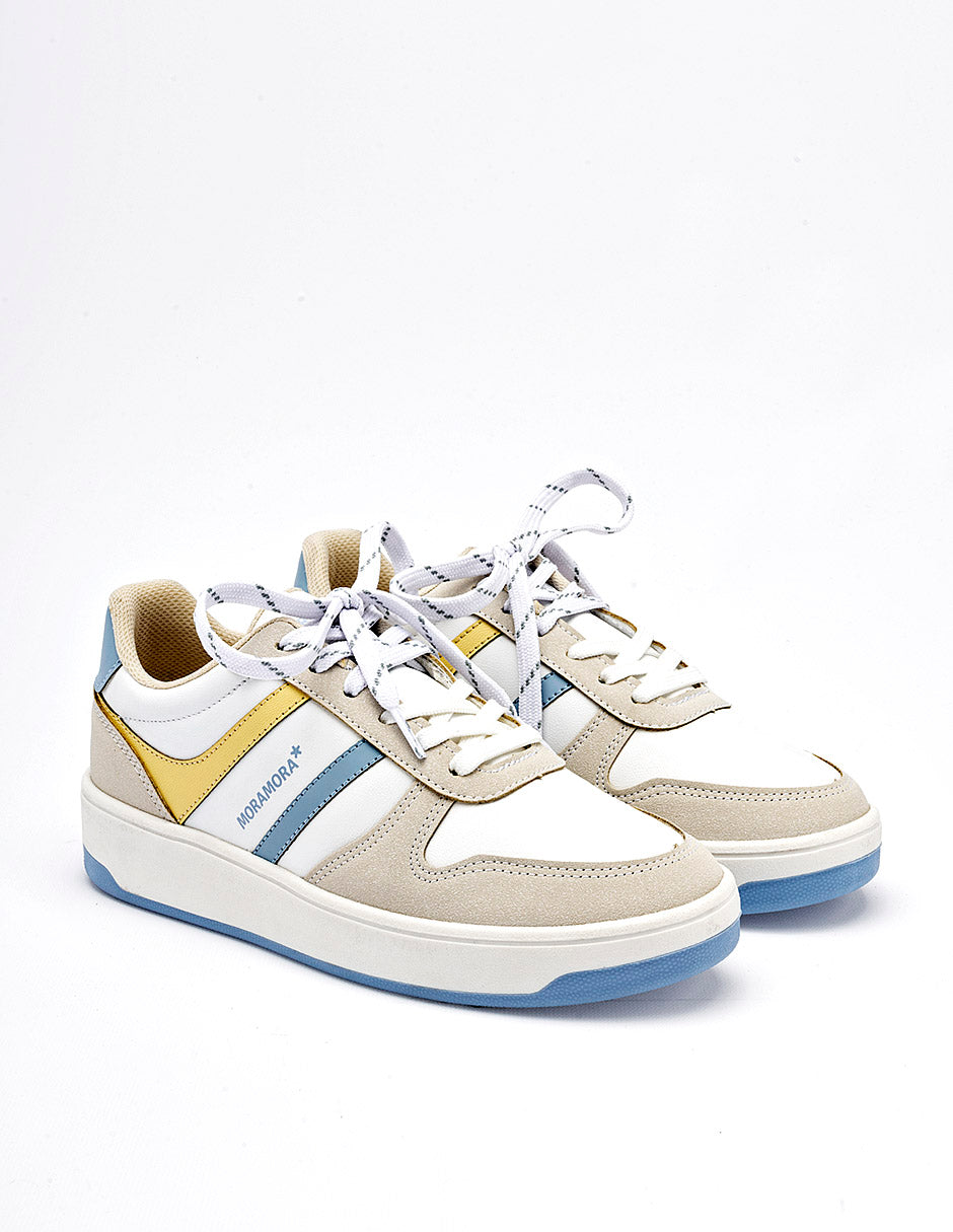 Tenis para Mujer Marfil Dallas en Moramora