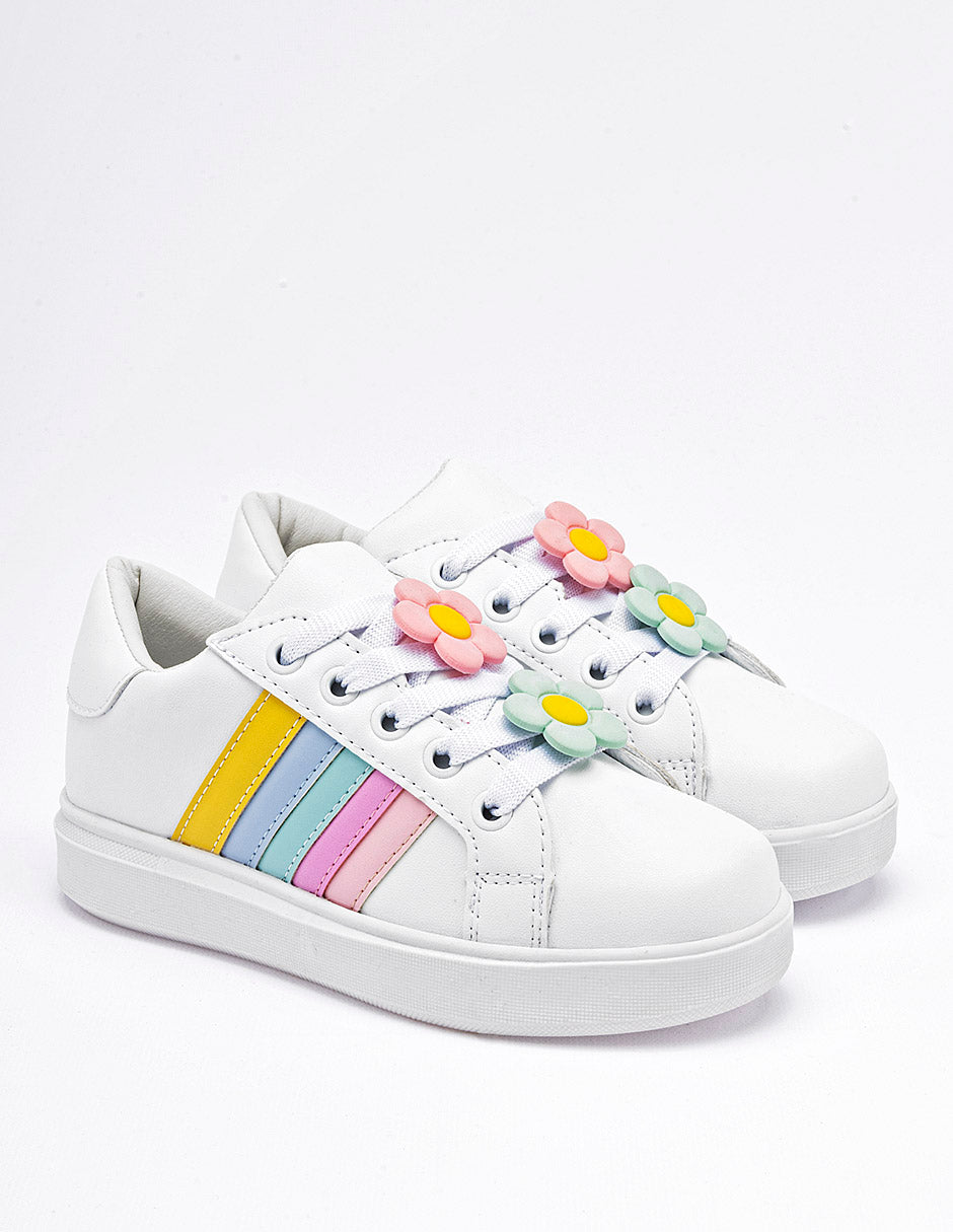 Tenis para Niña color blanco Graciela en Moramora