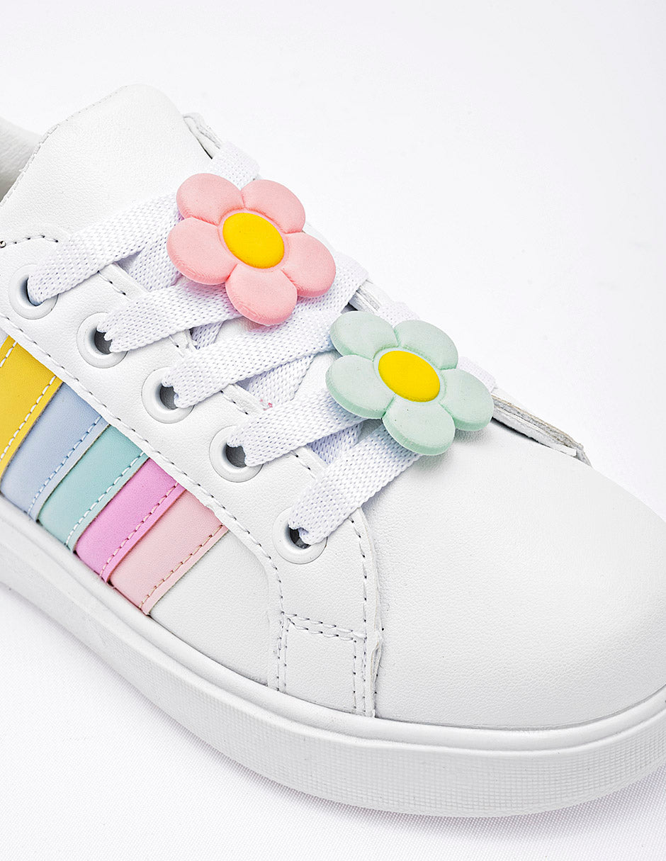 Tenis para Niña color blanco Graciela en Moramora