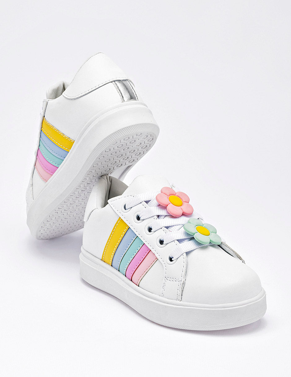 Tenis para Niña color blanco Graciela en Moramora