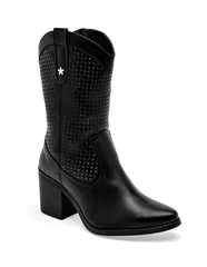 Bota Tacón para Mujer marca Moramora Negro TABITA