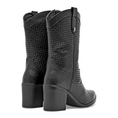 Bota Tacón para Mujer marca Moramora Negro TABITA