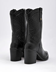 Bota Tacón para Mujer marca Moramora Negro TABITA