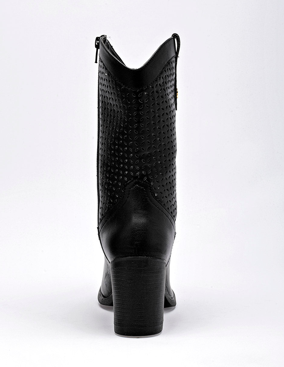 Bota Tacón para Mujer marca Moramora Negro TABITA