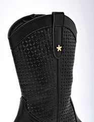 Bota Tacón para Mujer marca Moramora Negro TABITA