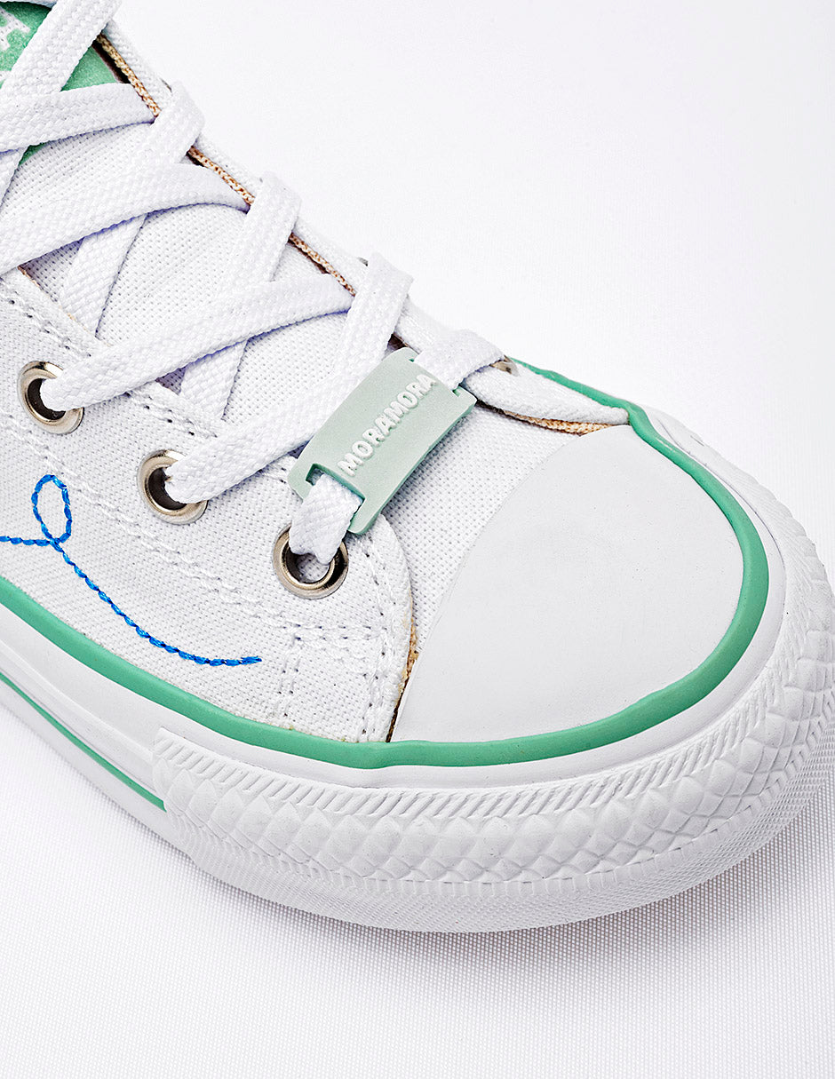 Tenis para Niña Blanco Clio en Moramora
