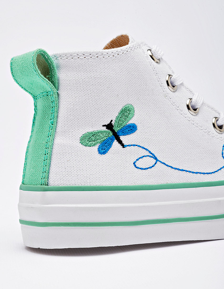 Tenis para Niña Blanco Clio en Moramora