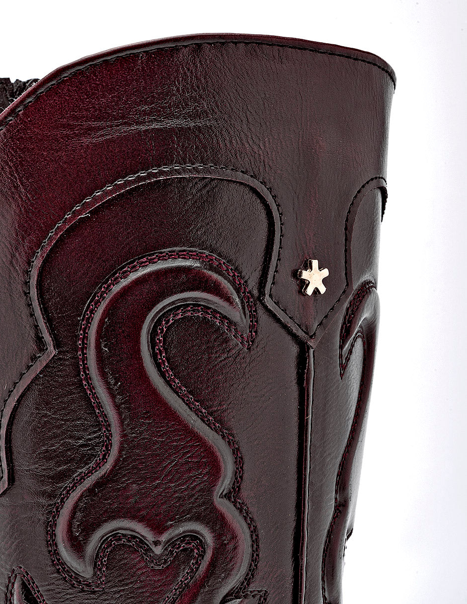 Bota Tacón para Mujer  Vino Mika en Moramora