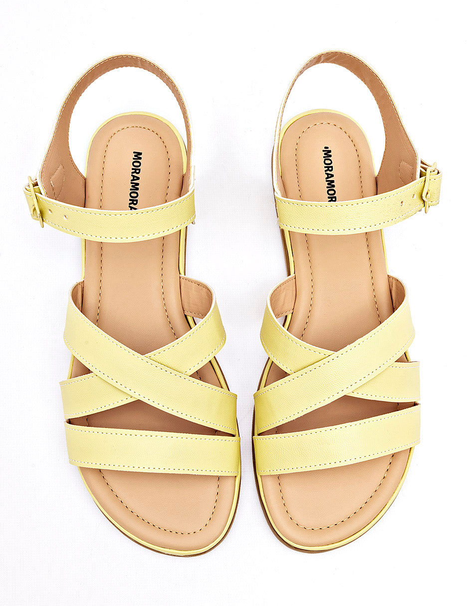 Sandalia para Mujer Amarillo Daniela en Moramora