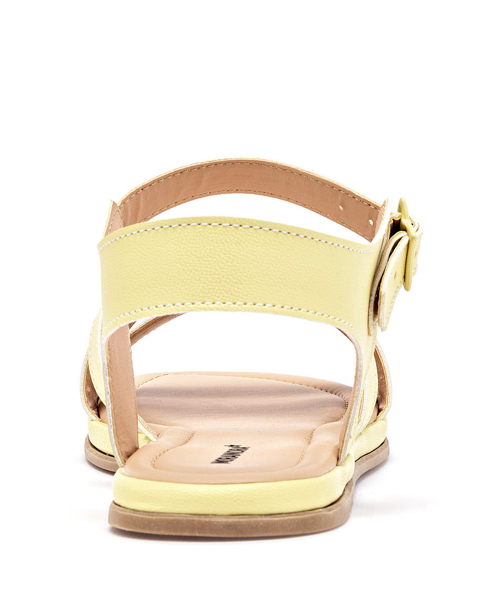 Sandalia para Mujer Amarillo Daniela en Moramora