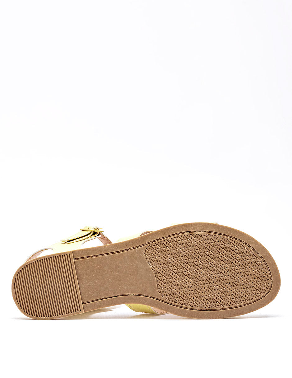 Sandalia para Mujer Amarillo Daniela en Moramora