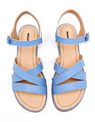 Sandalia para Mujer Azul Daniela en Moramora