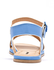 Sandalia para Mujer Azul Daniela en Moramora
