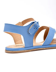 Sandalia para Mujer Azul Daniela en Moramora