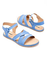 Sandalia para Mujer Azul Daniela en Moramora