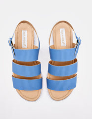 Sandalia Plataforma para Mujer  Azul Gerarda en Moramora