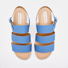 Sandalia Plataforma para Mujer  Azul Gerarda