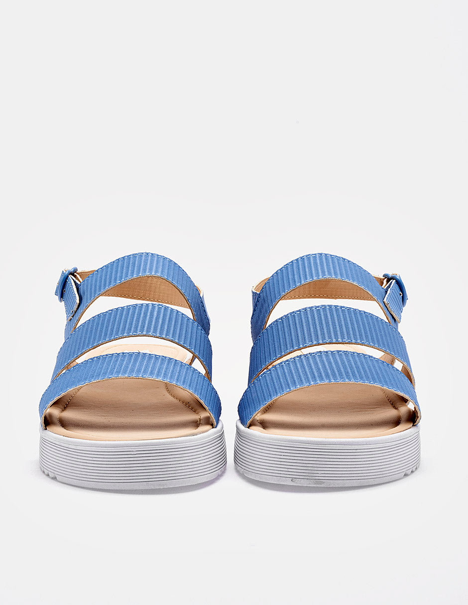 Sandalia Plataforma para Mujer  Azul Gerarda en Moramora