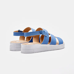 Sandalia Plataforma para Mujer  Azul Gerarda