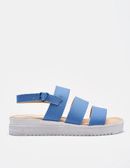 Sandalia Plataforma para Mujer  Azul Gerarda en Moramora