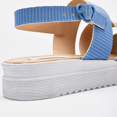 Sandalia Plataforma para Mujer  Azul Gerarda