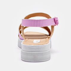 Sandalia Plataforma para Mujer Rosa Gerarda