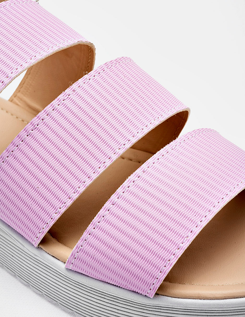 Sandalia Plataforma para Mujer Rosa Gerarda en Moramora